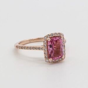 Oxidised Floral Statement Ring